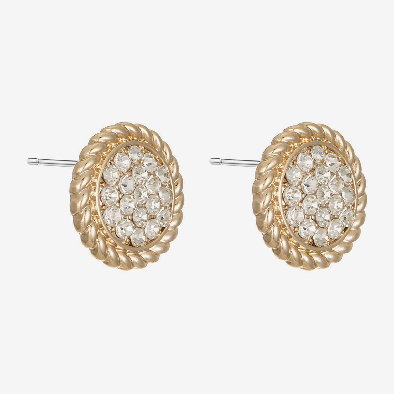 Liz Claiborne Glass 20mm Stud Earrings