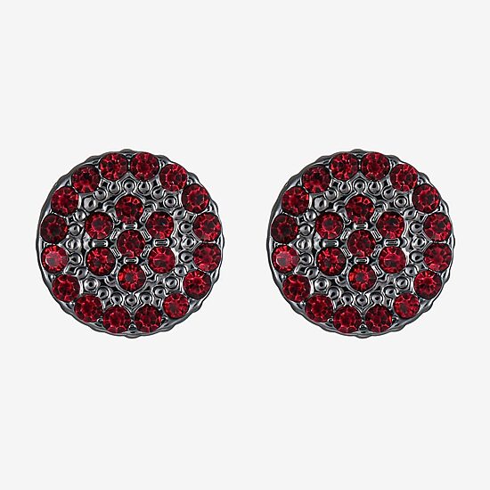 Mixit Red Glass 15mm Stud Earrings, Color: Red - JCPenney