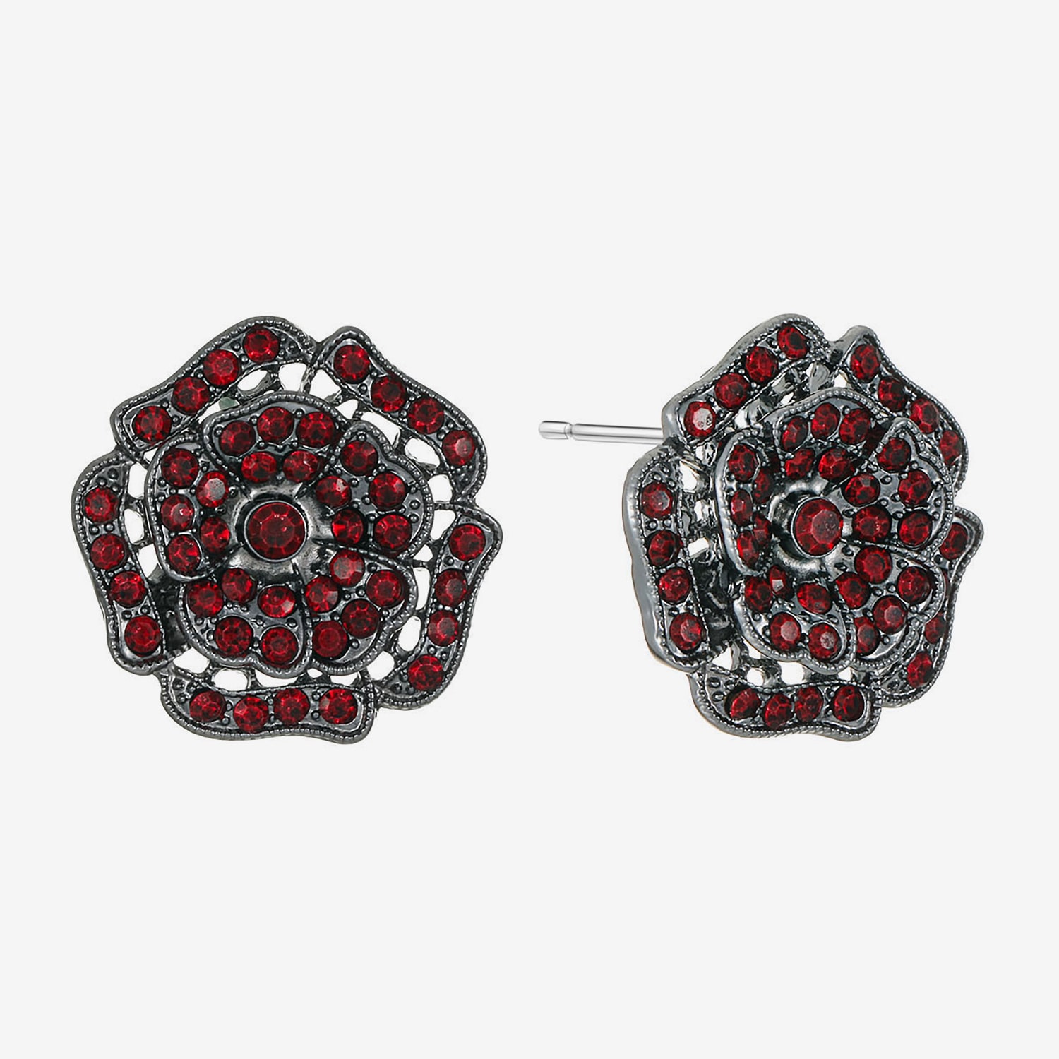 Mixit Red Glass 30mm Stud Earrings, Color: Red - JCPenney