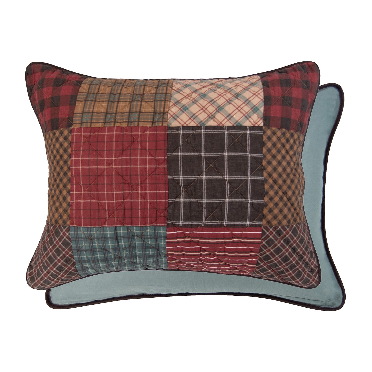 Donna Sharp Appalachia Plaid Hypoallergenic Quilt Set