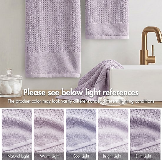 Madison Park Spa Waffle 6-pc. Quick Dry Bath Towel Set