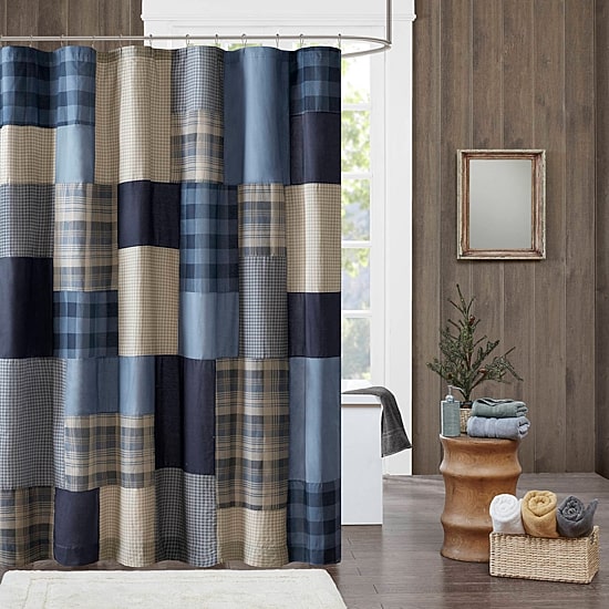 Woolrich Winter Hills Cotton Shower Curtain