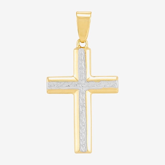 Bonded Brilliance Womens Cross Pendant
