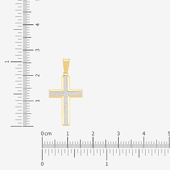 Bonded Brilliance Womens Cross Pendant