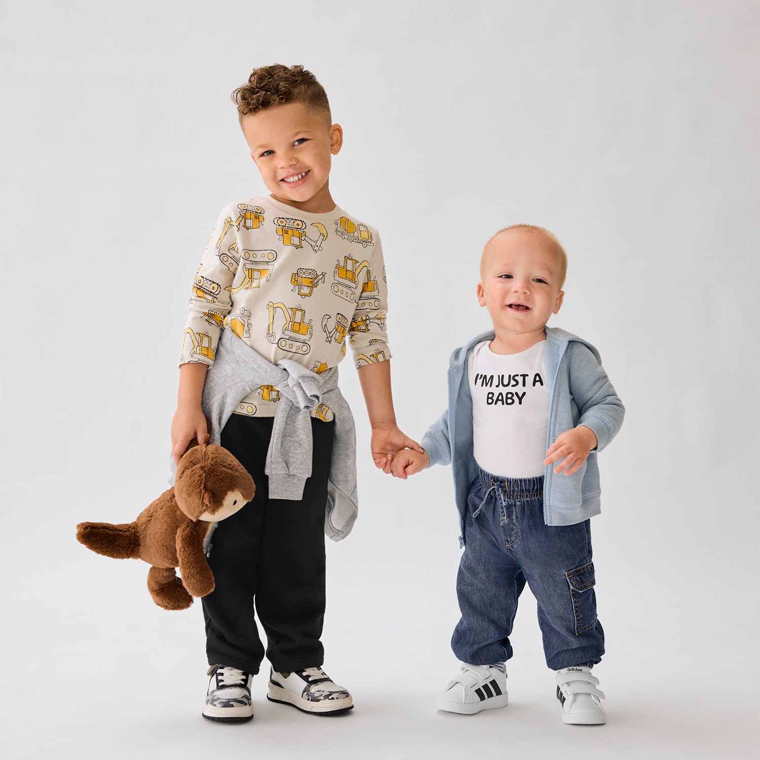 Okie Dokie Toddler & Little Boys Barrel Leg French Terry Pull-On Pant