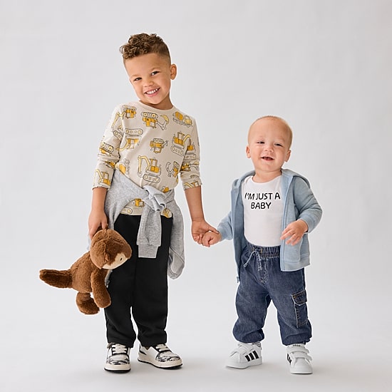 Okie Dokie Toddler & Little Boys Barrel Leg French Terry Pull-On Pant