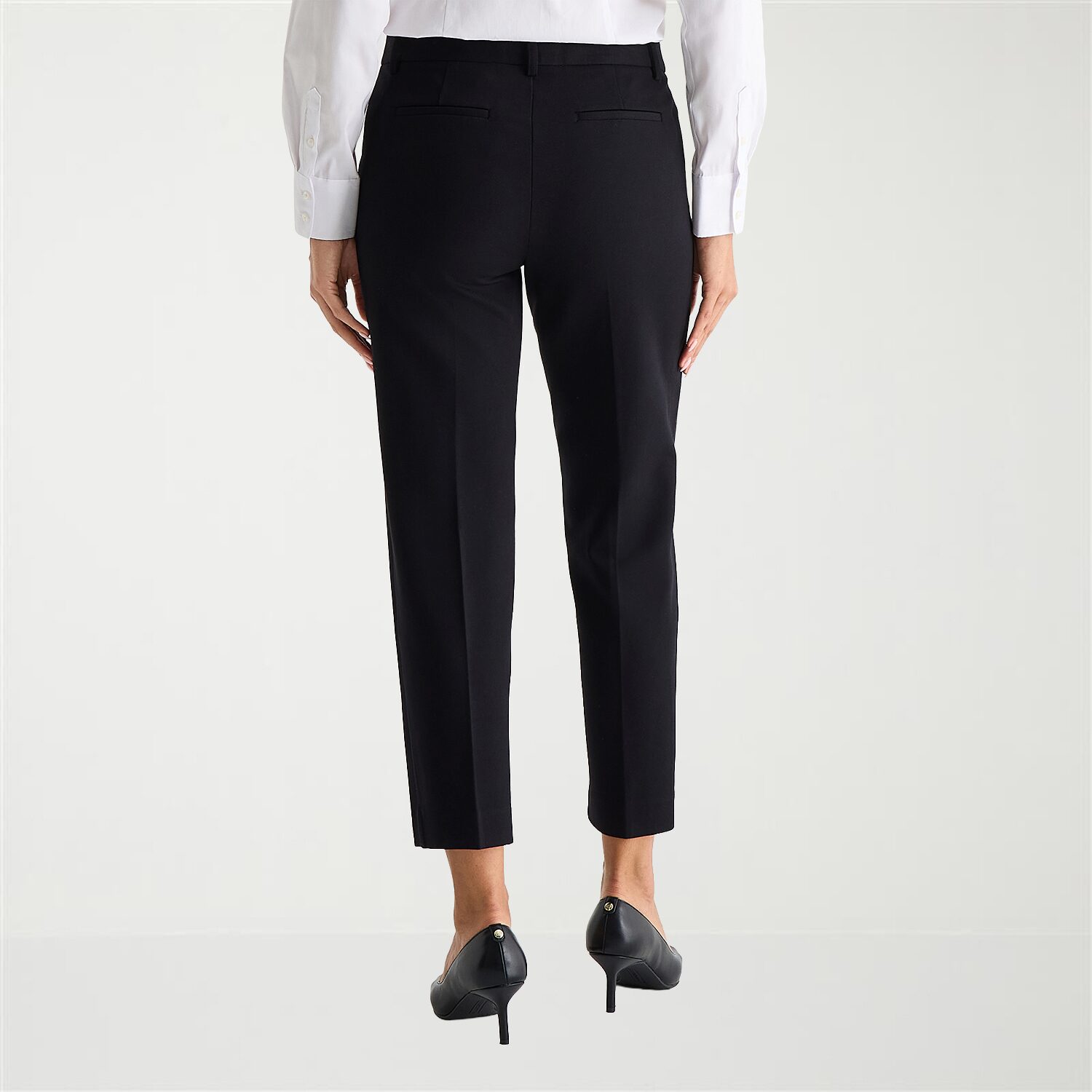 Liz Claiborne Emma Ponte Womens Tall Ankle Mid Rise Pant