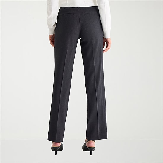 Liz Claiborne Audra Womens Tall Straight Mid Rise Trouser