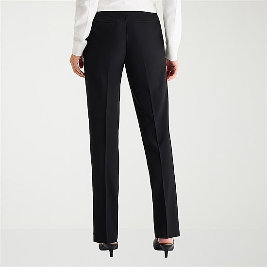 Liz Claiborne Audra Womens Tall Straight Mid Rise Trouser