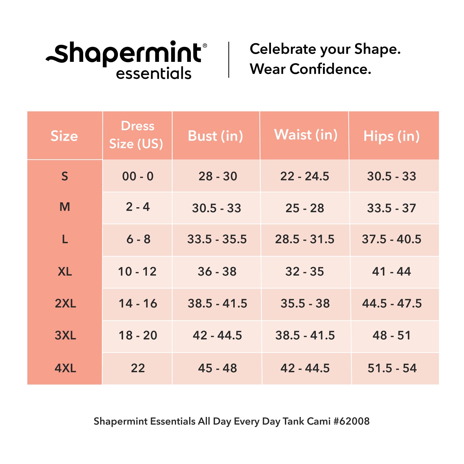 Shapermint Essentials Womens Shapewear Tank Camisole