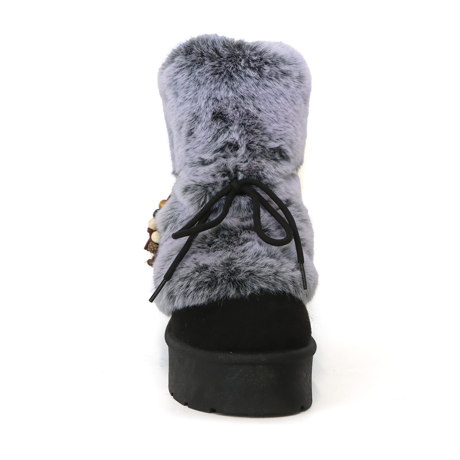 Yoki Womens Owen-120 Slip Resistant Flat Heel Winter Boots