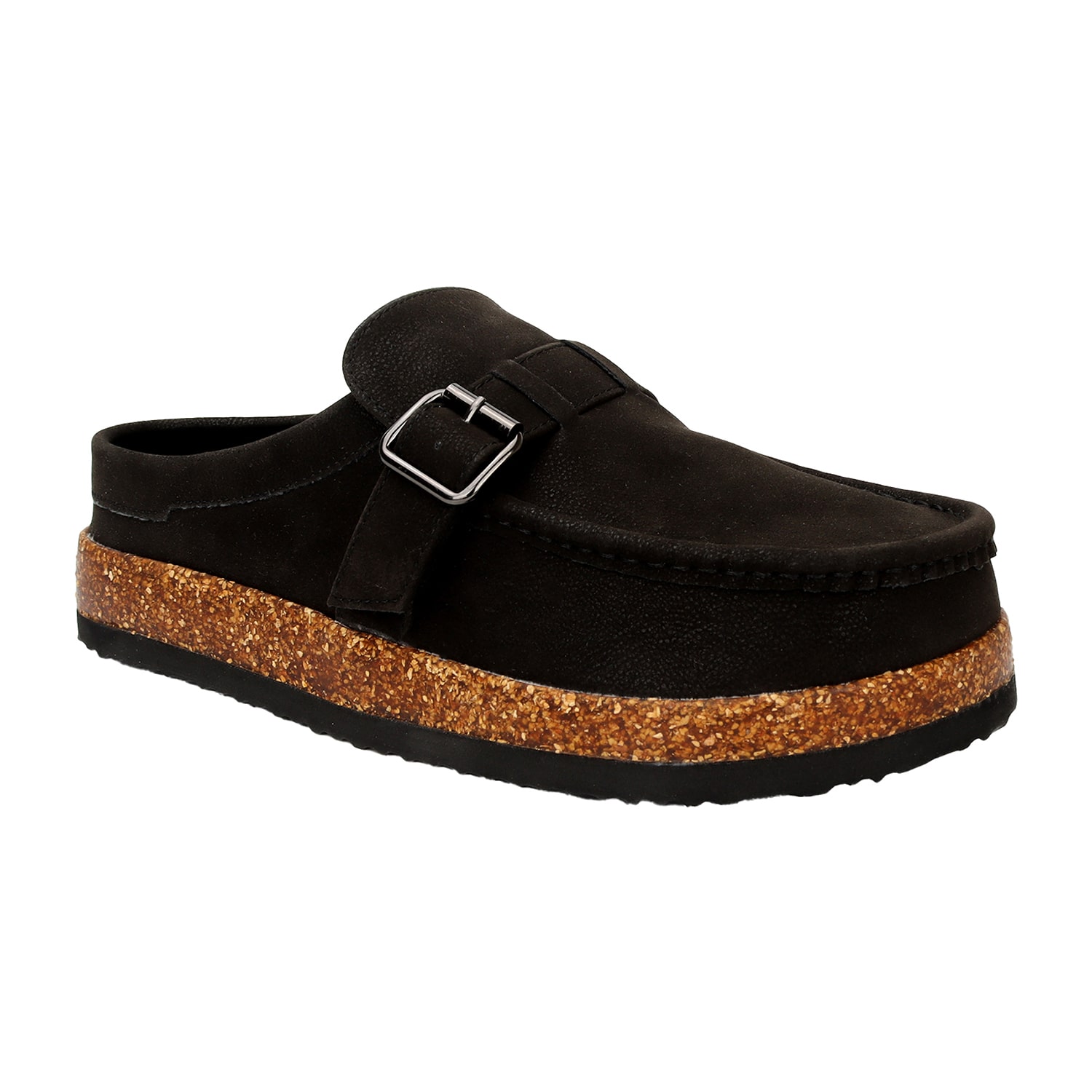 Yoki Buckley Womens Round Closed Toe Loafers