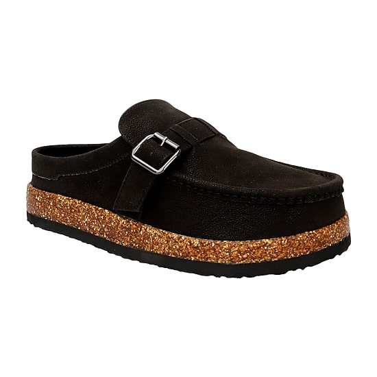 Yoki Buckley Womens Round Closed Toe Loafers