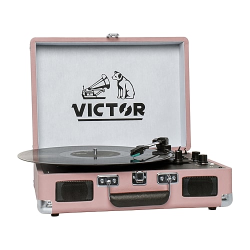 Victor Metro Turntables In Pink