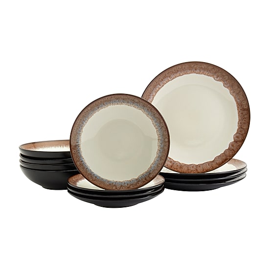 Fieldcrest Montecito 12-pc. Stoneware Dinnerware Set