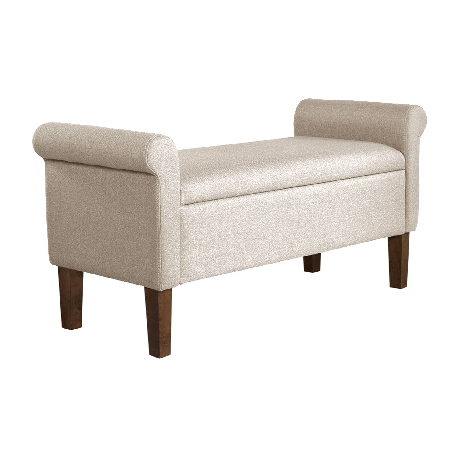 510 Design Aubrey Storage Bench in Cream