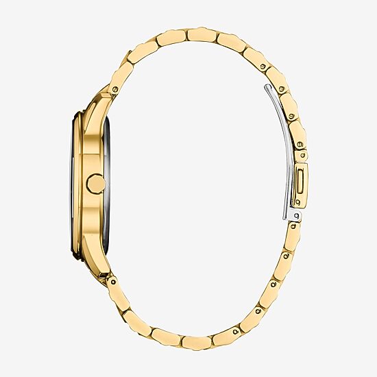 Citizen Mickey Mouse Womens Gold Tone Stainless Steel Bracelet Watch Fe6192-51d
