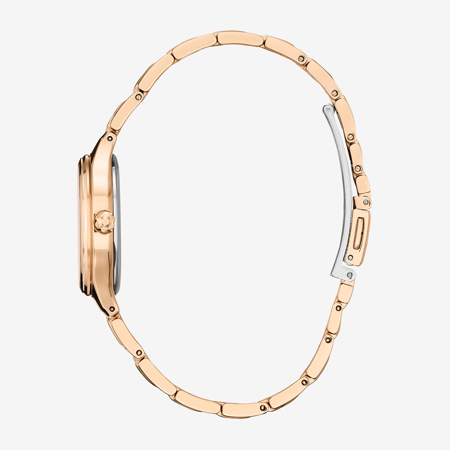 Citizen Mickeys Friends Womens Rose Goldtone Stainless Steel Bracelet Watch Fe2103-52d