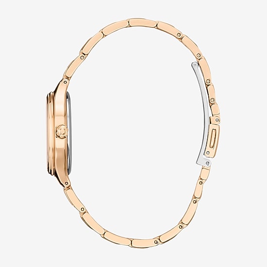 Citizen Mickeys Friends Womens Rose Goldtone Stainless Steel Bracelet Watch Fe2103-52d