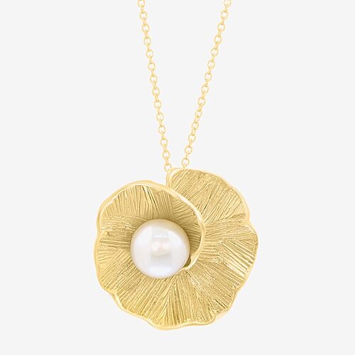 Effy Final Call Limited Quantities! Womens Genuine White Cultured Freshwater Pearl 14k Gold Over Silver Round 18 Inc
