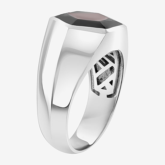 Effy Final Call Limited Quantities! Mens Genuine Red Garnet Sterling Silver Fashion Ring