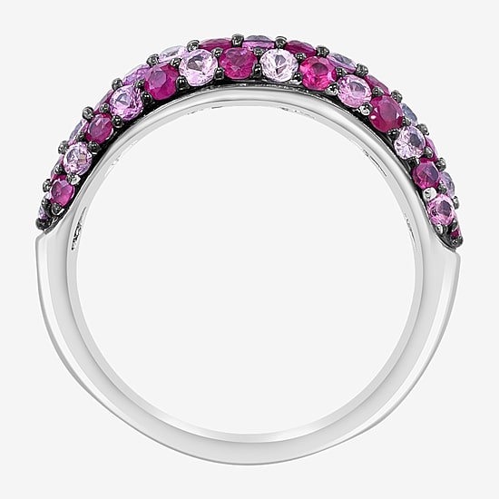 Effy Final Call Limited Quantities! Womens Genuine Red Ruby Sterling Silver Band