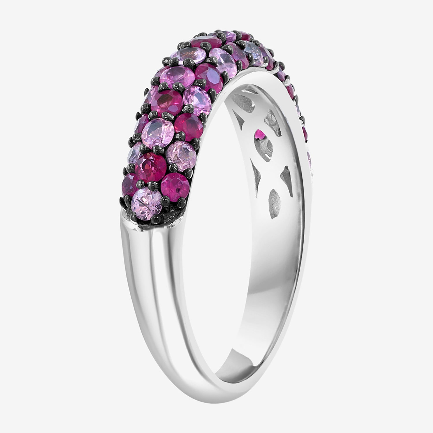 Effy Final Call Limited Quantities! Womens Genuine Red Ruby Sterling Silver Band