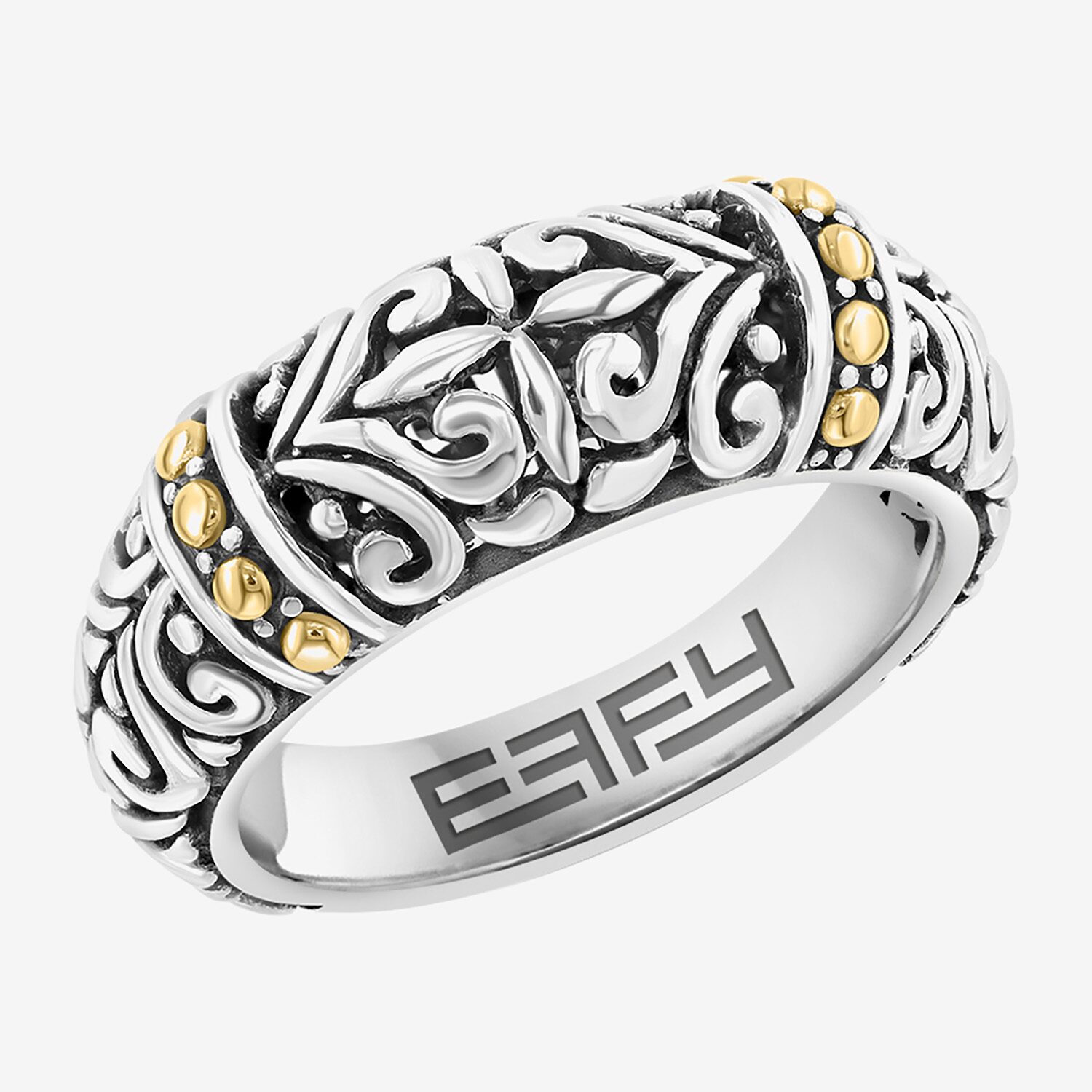 Effy Final Call Limited Quantities! Womens 18K Gold Over Silver Band