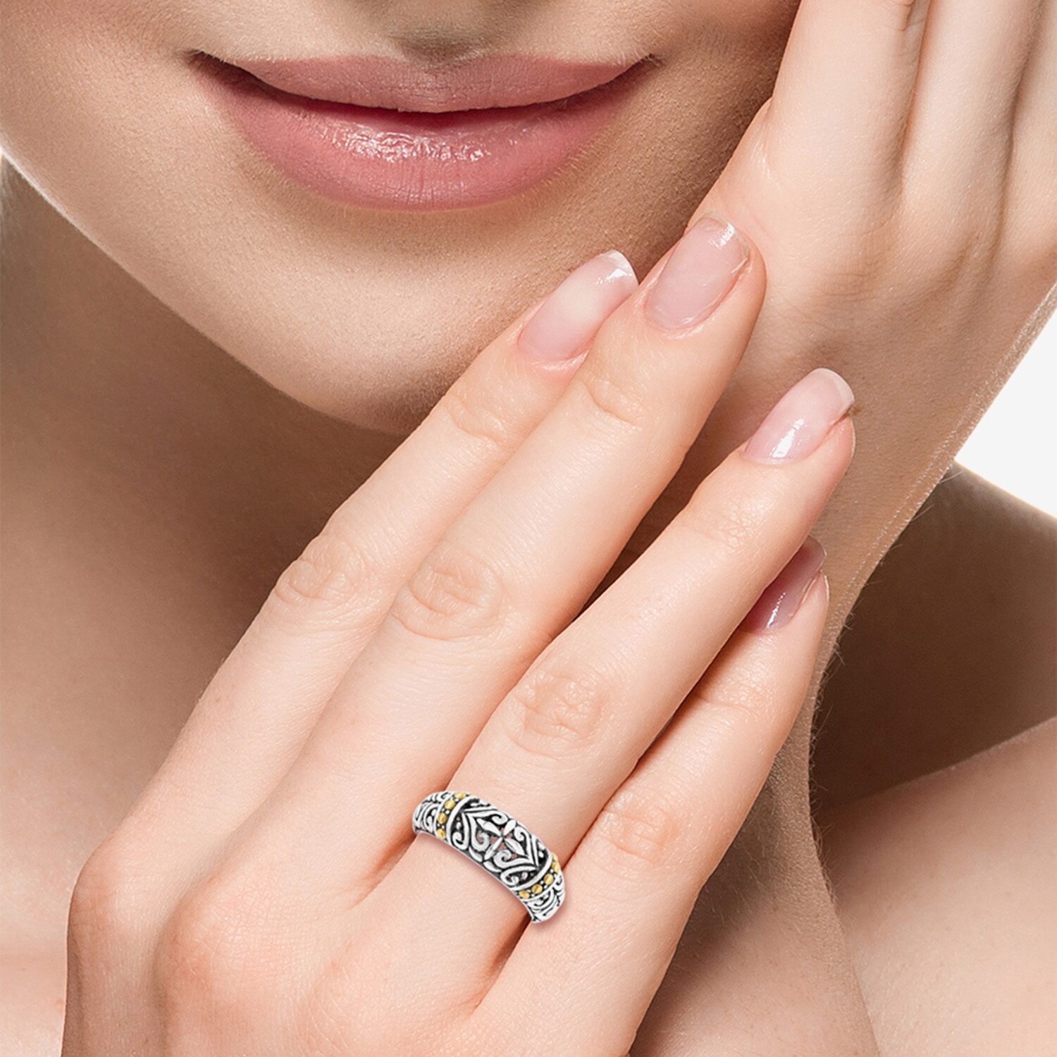 Effy Final Call Limited Quantities! Womens 18K Gold Over Silver Band