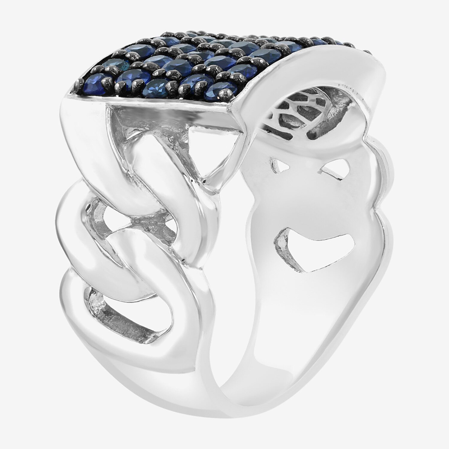 Effy Final Call Limited Quantities! Mens Genuine Blue Sapphire Sterling Silver Fashion Ring