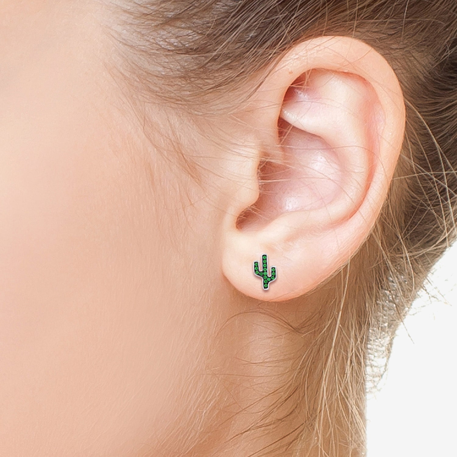 Effy Final Call Limited Quantities! Genuine Green Tsavorite Sterling Silver 13.7mm Stud Earrings