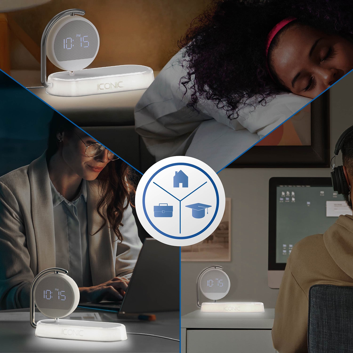 Iconic 3-in-1 Wireless Charging Station