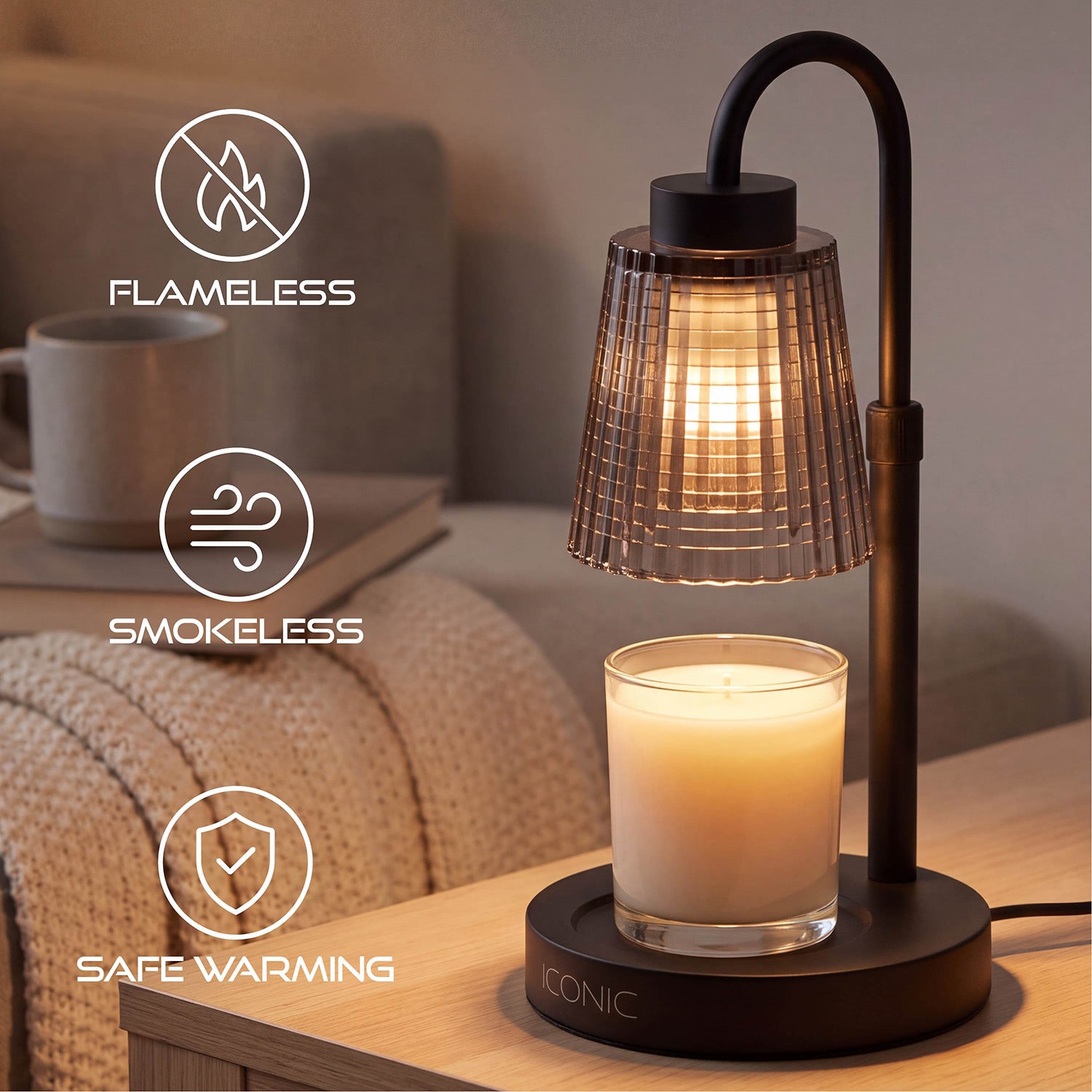 Iconic Glass Warmer 4-pc. Candle Holder