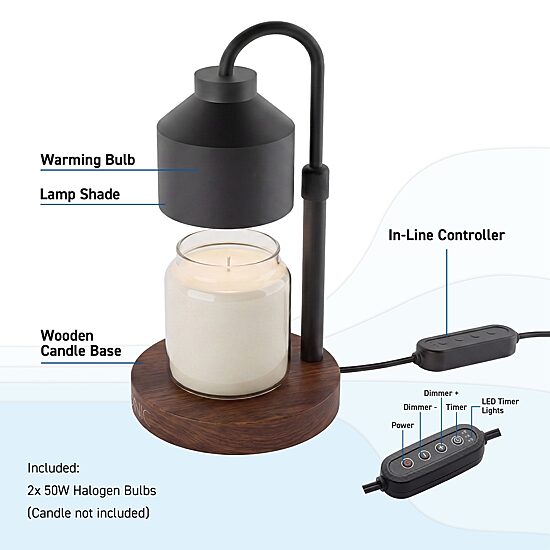 Iconic Industrial Warmer 4-pc. Candle Holder