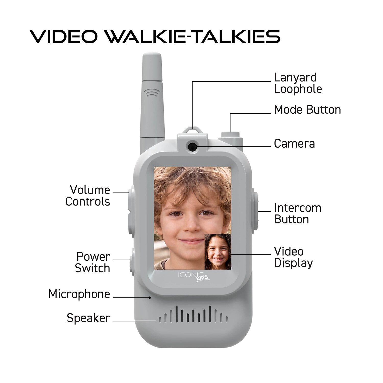 ICONIC KIDS Holiday 2026 Walkie Talkies