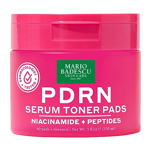 Mario Badescu PDRN Serum Toner Pads with Niacinamide + Peptides