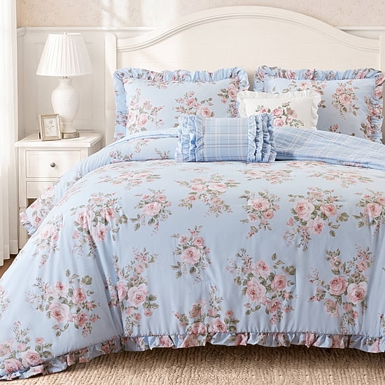 Madison Park Essentials Madison Park Essentials Elena Floral Ruffle Comforter Set 5-pc. Reversible Comforter Set