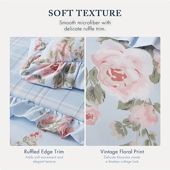Madison Park Essentials Madison Park Essentials Elena Floral Ruffle Comforter Set 5-pc. Reversible Comforter Set