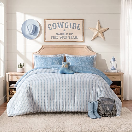 Intelligent Design Ranch Western Print Reversible Comforter Set