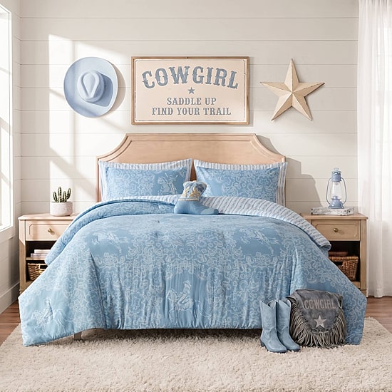 Intelligent Design Ranch Western Print Reversible Comforter Set