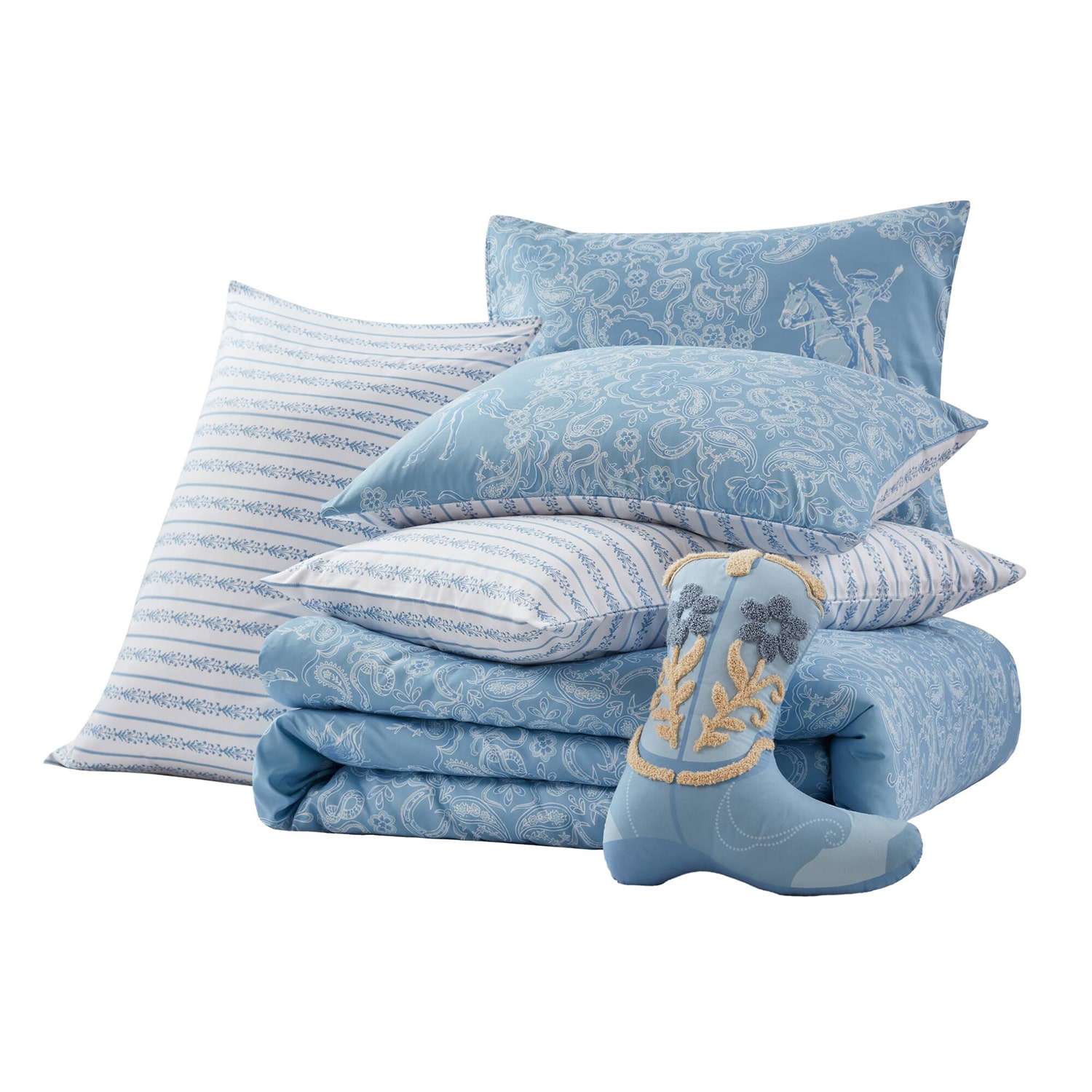 Intelligent Design Ranch Western Print Reversible Comforter Set