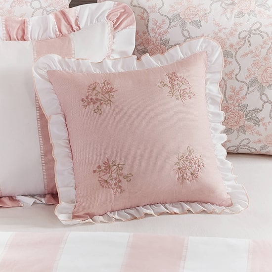 Intelligent Design Verbena Stripe Floral Reversible Comforter Set