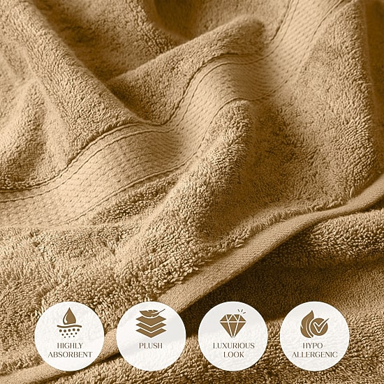 SUPERIOR® Madeline Collection | Plush Egyptian Cotton 4-pc. Solid Hand Towel