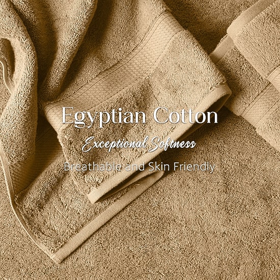 SUPERIOR® Madeline Collection | Plush Egyptian Cotton 4-pc. Solid Hand Towel