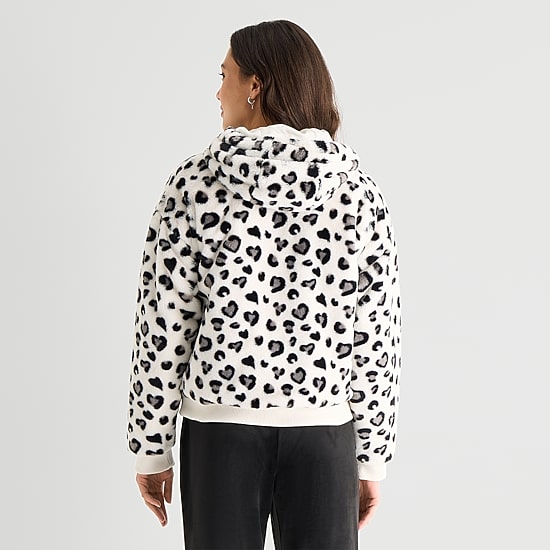 Juicy By Juicy Couture Womens Faux Fur Midweight Coat