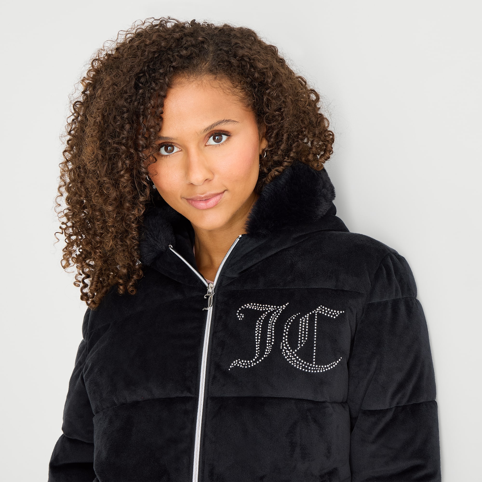 Juicy By Couture Womens Heavyweight Puffer Jacket