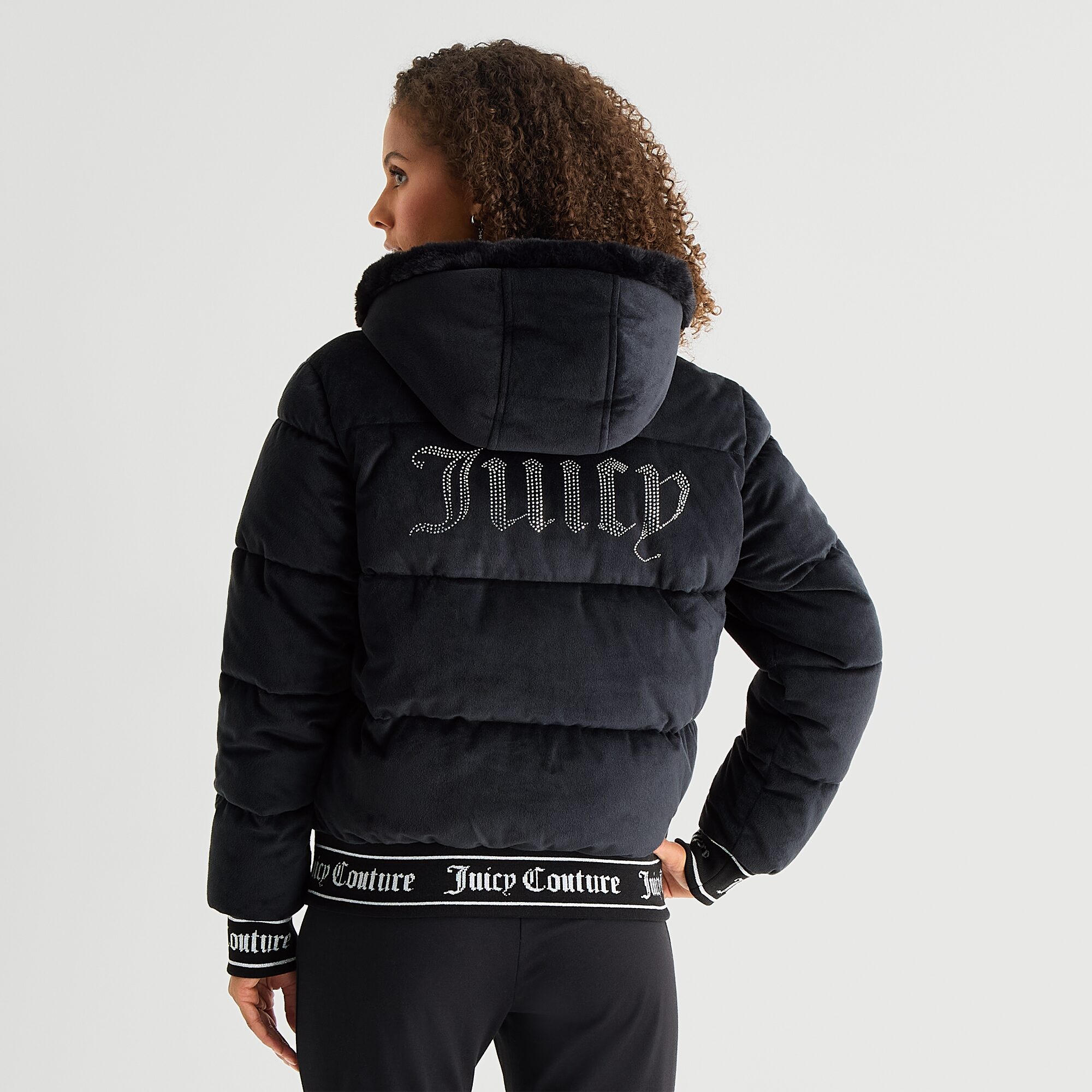 Juicy By Couture Womens Heavyweight Puffer Jacket