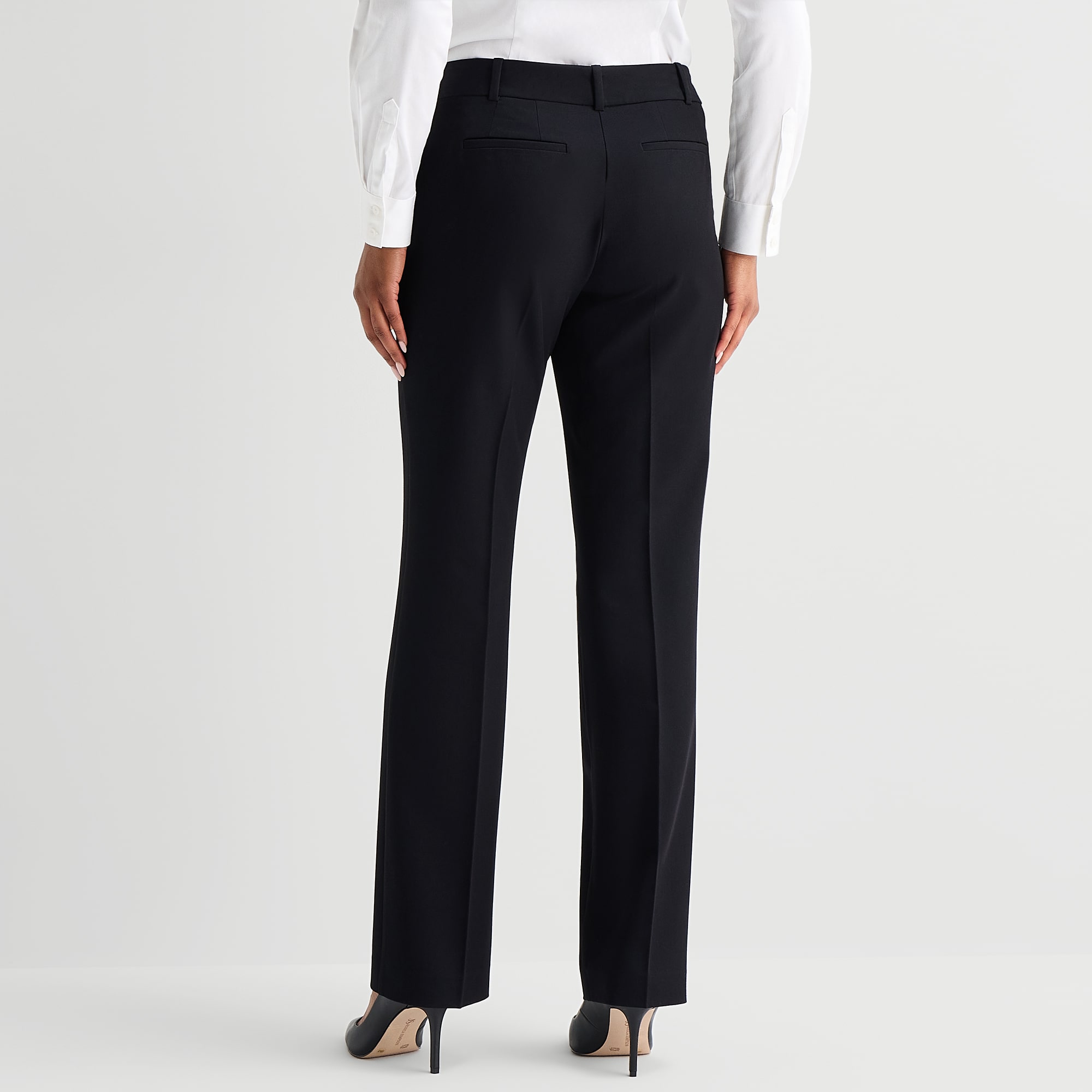 Liz Claiborne Audra Womens Tall Straight Mid Rise Trouser