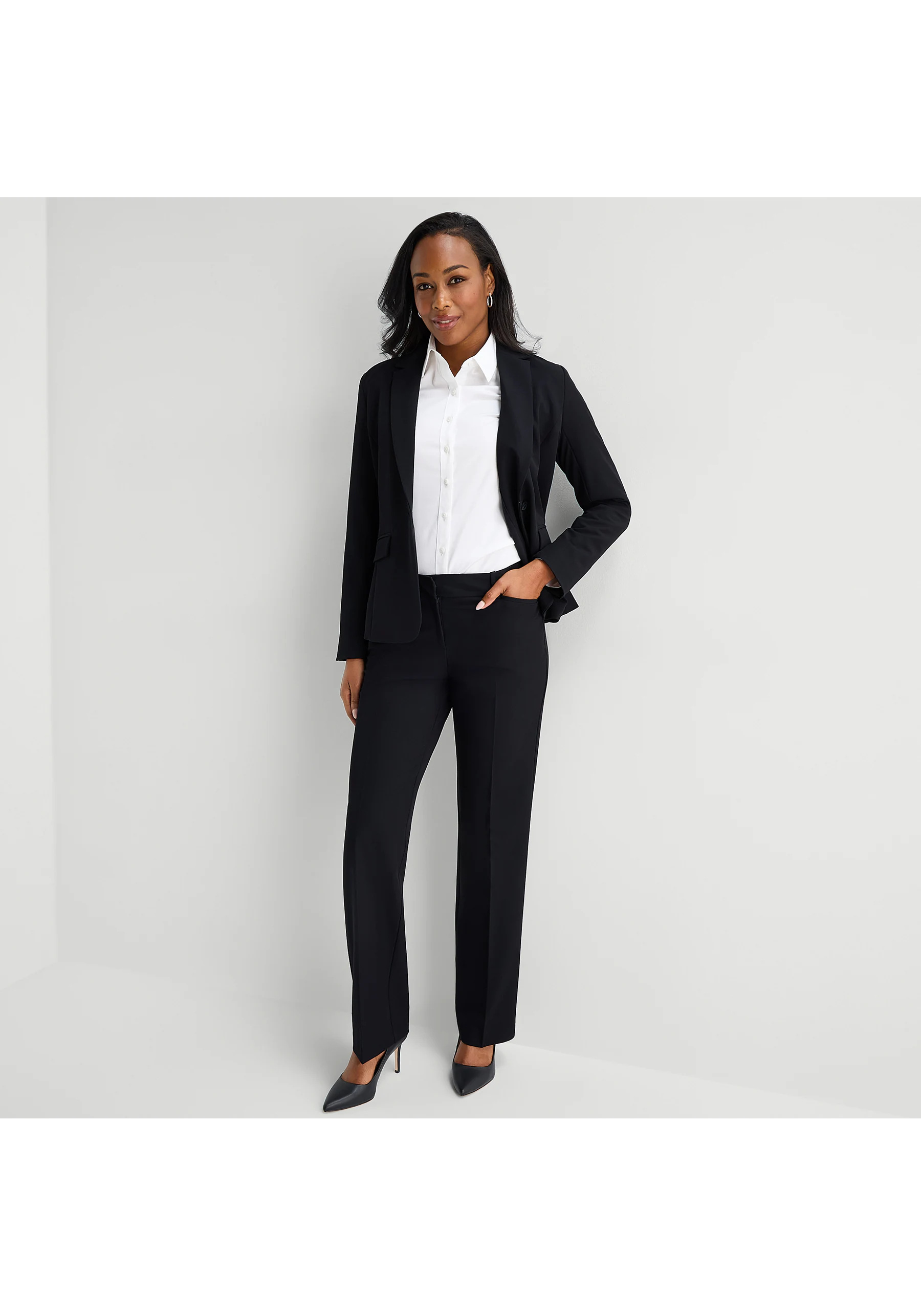 Liz Claiborne Audra Womens Tall Straight Mid Rise Trouser by JCPenney