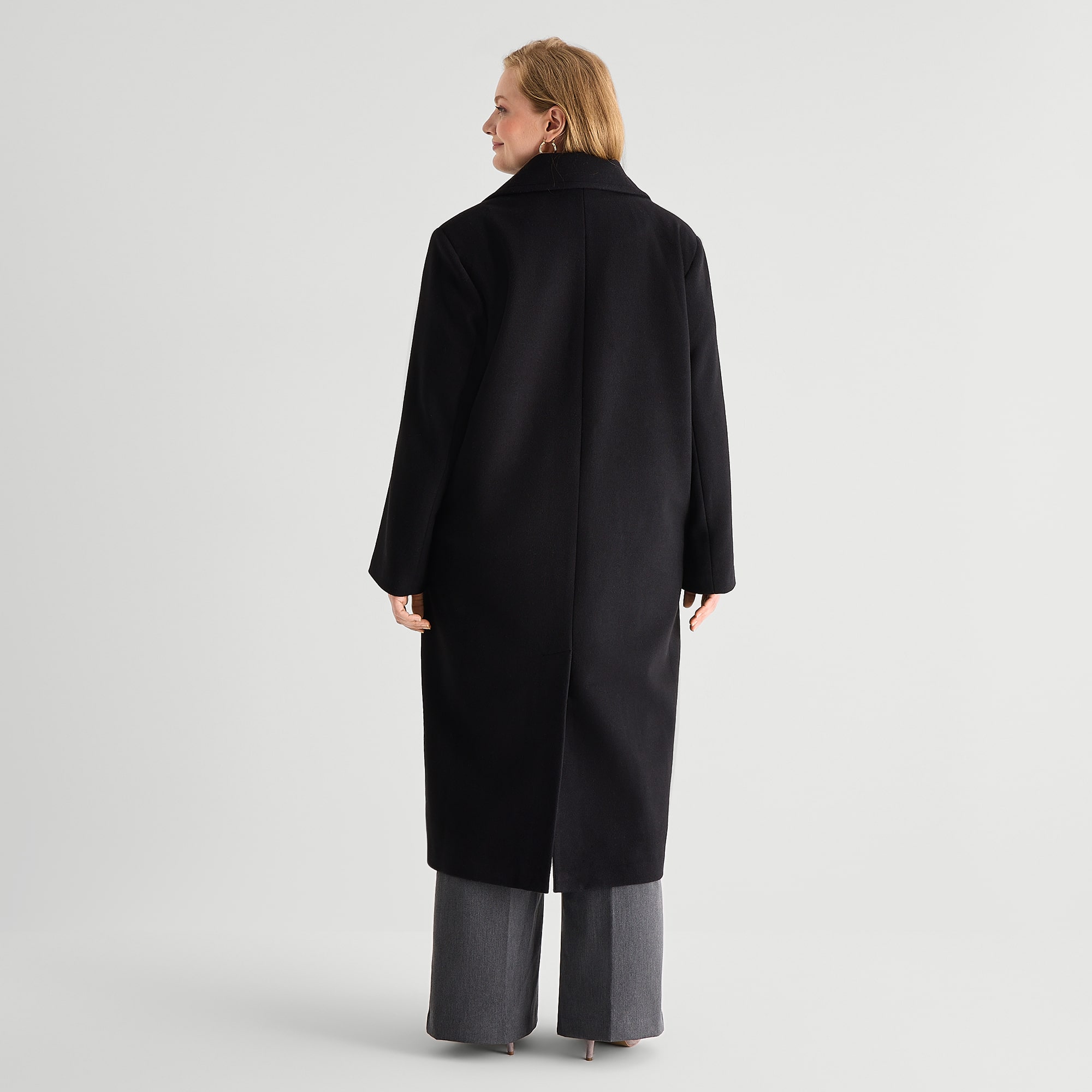 Worthington Womens Plus Midweight Coat